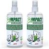 bioimpact 2 spray detergenti per schermi di TV, smartphone, PC, televisori, laptop, occhiali, 2X500 ml, biologici e naturali, certificati ECOCERT