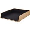 Rössler SOHO - Vassoio portadocumenti A4, formato A4, organizer da scrivania in carta, impilabile, organizer da ufficio, accessori da scrivania, 32 x 26 x 6 cm, 1 pezzo, colore: nocciola