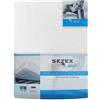 SETEX, Molton, coprimaterasso, con Elastico agli Angoli, di Colore Bianco, 1308, Cotone, Bianco, 200 x 200 cm