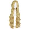 MapofBeauty 32 Pollice Lungo Ricci Donna Ricci Parrucche (Scuro Biondo) | 80 cm