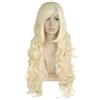 MapofBeauty 80cm/ 31 Pollice Lungo Ricci Donna Ricci Parrucche (Leggero Biondo)