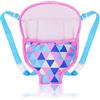 Aolso Marsupio Giocattolo per Bambini, 18IN Zaini per Carrier Bambole, Marsupio per Bambole con Spallacci Regolabili, Idee Regalo per Bambini, Modello di Amore Viola