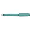 Kaweco Penna stilografica Perkeo per cartucce d'inchiostro per principianti, con impugnatura ergonomica per scrivere comodamente, larghezza penna: F (fine), colore Breezy Teal, 15,5 cm