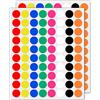 TownStix 2000 Pezzi, 20mm Bollini Adesivi Colorati Etichette Adesive Colorate - 8 Colori