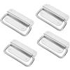 leyomgamz Maniglie pieghevoli in acciaio inox Box Handle Folding, trasporto maniglie, Hardware Handles Toolbox Door Puller, maniglia pieghevole per scatole, maniglie per Toolbox Door(4Pcs)
