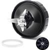 Feilifan Per Ninja Blender Blade Parti Ricambio 7 Pinne Compatibile Nutri Ninja Auto iQ BL450-30 BL642-30 BL482-30 BL682-30 SS401 Guarnizioni Gomma Silicone Anello Guarnizione Mixer Attaccamento, Aggiornato
