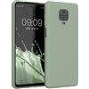 kwmobile Custodia Compatibile con Xiaomi Redmi Note 9S / 9 Pro / 9 Pro Max Cover - Back Case per Smartphone in Silicone TPU - Protezione Gommata - verde grigio