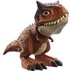 Jurassic World- Camp Cretaceous Morso Selvaggio Personaggio Carnotauro Toro Snodato, Giocattolo per Bambini 4+Anni, HBY85