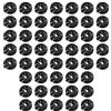 ECSiNG 50 pezzi interni ruota Arch Liner Splashguard clip auto trim clip fermi 4F0825429A plastica compatibile con Audi A1 A4 A5 A6 A7 Q5 nero