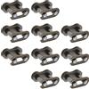 Be In Your Mind 10PCS 25H Catena Master Link Catena Collegamento Catena In Acciaio Collegamento Catena Rullo Collegamento Collegamento Link Parti di Riparazione di Ricambio per Moto