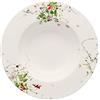 Rosenthal Brillance - Piatto Fondo con Ala in Porcellana di Osso, Multicolore, 23 cm