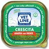 Vetline Vet Line Umido Crescita Anatra e Patate per Cuccioli Puppy VetLine, 150-gr
