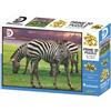 Prime 3D Puzzle Lenticolare 3D Animal Planet Zebra 500 pezzi