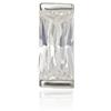 Thomas Sabo Orecchini Singoli da Donna Oro Pietra Bianca Argento Sterling 925 H2185-414-14