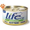 Life Cat Natural Kitten Pollo - Lattina da 85 gr