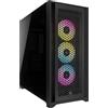 Corsair Case Mid-Tower 5000D RGB - 3 ventole AF120 RGB - Lighting Node PRO - Design ad alto flusso d'aria - Gestione cavi RapidRoute - Nero