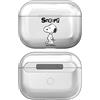 Head Case Designs Licenza Ufficiale Peanuts Snoopy Grafici Trasparente Dura Cristallina Compatibile con Apple AirPods PRO Charging Case
