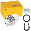 HELLA 6PT 009 107-601 Sensore, Temperatura refrigerante, 12V, 2a... poli, infilato