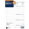 Filofax Diario giornaliero con appuntamenti 2024 per agenda ad anelli Filofax A4 - Multilingua