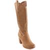 Toocool Scarpe Donna Stivali Estivi Traforati Primaverili Tacco Comodo G-627 [37,Camel]