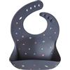 mushie | Bavaglino Silicone | Bavaglino Impermeabile Regolabile | Facile da Pulire | 4 Misure Regolabili con tasca Frontali Profonde | Senza BPA | articoli per neonati & bambini | Planets