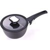 Berndes Balance Induction Enduro Stieltopf 16 mm Casseruola a Un Manico, 1.4 Litri, Alluminio Forgiato, Nero