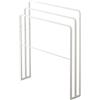 Yamazaki 4979 TOWER Bath Towel Hanger with 3 Bars, white, Steel, 70 x 14 x 81 cm