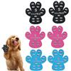 VALFRID Cani Protezioni Zampe Pads Controllo trazione per Antiscivolo,Rinforzo in Gomma Autoadesivo Resistente Cane Calze Scarpe per Cani Sostituzione Colorati 48 Pezzi S