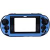 OSTENT Custodia protettiva in plastica colorata in metallo per alluminio compatibile per Sony PS Vita PSV PCH-2000 - colore azzurro
