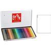 Caran d'Ache ESPACEBEAUXARTS Caran d'Ache Matite colorate Swisscolor acquerellabili in scatola meta 40 pezzi,(Francia Import)