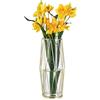 Hewory vaso cilindrico in vetro dorato per erba di pampa, 27cm grandi vasi moderni per bouquet di rose tulipani, vaso di fiori per centrotavola matrimoni, soggiorno, tavolo da pranzo