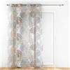 Douceur d'Intérieur, Mogador, Tenda con occhielli (140 x 280 cm) con stampa metallizzata
