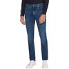 Tommy Hilfiger Jeans Uomo Straight Denton Elasticizzati, Blu (Elkins Indigo), 28W / 34L