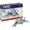 Revell Maverick's F-14A Tomcat Top Gun | Autentico modello di aviatore | Con ali girevoli mobili e personaggio pilota | Impressionante pezzo da collezione in scala 1:48 | 97 pezzi