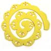 Pannolenci Spiralina Forata Giallo Limone