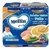 Mellin - Omogenizzato Cena Semolino Pollo e Verdure Confezione 2X200 Gr