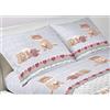 BIANCHERIAWEB Completo Lenzuola In 100% Cotone, Lenzuola Letto Singolo, Fantasia Gatti Var. 19