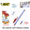 BIC Cristal Soft Penne a sfera box da 50pz inchiostro punta 1,2mm scuola ufficio