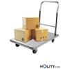 Carrello portacasse inox a piattaforma h110_131