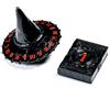 PolyHero Dice PolyHero Wizard - Set da 2 Dadi a Facce Miste - Shadow