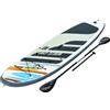 BESTWAY TAVOLA DA SUP HYDRO-FORCE 3,05 M X 84 CM X 12 CM SET DA SUP CONVERTIBILE WHITE C