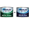 Marlin Velox Plus 0,25 lt + Metal Primer 0,25 lt Kit Antivegetativa assi eliche