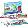 Learning Resources Set di 20 Puzzle sequenziali Numberblocks, Puzzle matematici Double-Face, Giocattolo educativo, per Imparare Le sequenze numeriche, dai 3 Anni in su