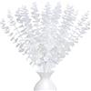 LWAIX Eucalipto Artificiali Foglie di Eucalipto Artificiale 20pcs Steli di EucaliptoEucalipto Artificiali per Festa di Nozze Giardino (Bianco)