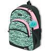 OFITURIA Zaino Scuola Bambina, Zaino Adattabile Auto, Spallacci Ergonomici Imbottiti con Materiale Traspirante, Zaino Bimba con Tasca Frontale e Tasca Laterale (Tribe)