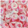Kywië Cuore Dolci rosa e bianche per Matrimonio Battesimo Comunione 500g - Rocce artigianali Caramelle con Cuore Rosa - Tipo Lampone- Decorazione da Tavola Dolci Bomboniera