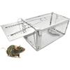 PIXESTT 1PCS Trappole Per Topi, Gabbia Trappola In Metallo Adatto Per Topi O Criceti, Amichevole Humane Live Mouse Trappola Riutilizzabile - 27 * 14 * 12 CM