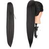 Gairyan 55cm Coda Finta Capelli Extension Lisci con Pinza Posticci per Capelli Sintetici Extension Coda Capelli Lunghi Clip Coda di Cavallo Claw Ponytail Parrucchino Naturale per Donna, Jet Nero