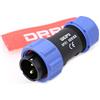 DRRI Weipu SP2110/P2 - Connettore circolare aeronautico impermeabile a 2 poli, 12 V, 30 A, per centrale elettrica portatile BLUETTI AC200MAX