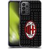 Head Case Designs Licenza Ufficiale AC Milan Rosso E Grigio Modelli Cresta Custodia Cover in Morbido Gel Compatibile con Samsung Galaxy A23 / 5G (2022)